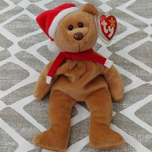 NWT TY Beanie Baby 1997 Christmas Teddy